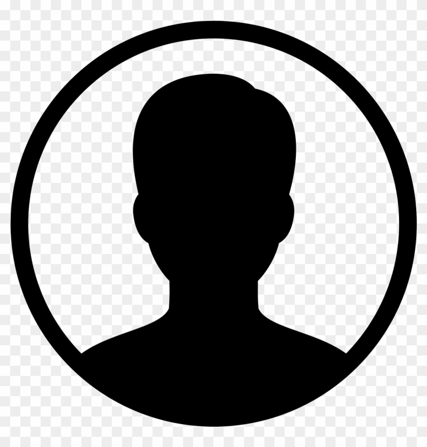 Male User Filled Icon - My Profile Icon Png Clipart