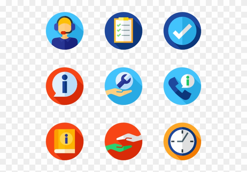 Help And Support - Circle Clipart