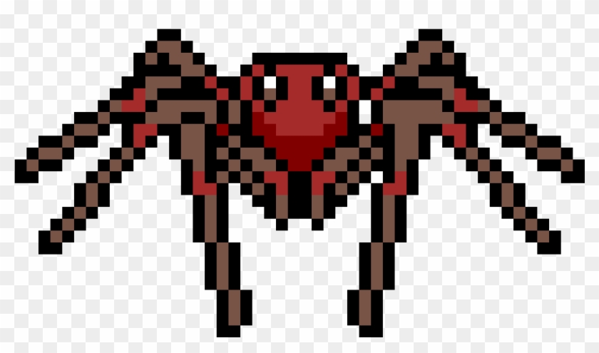 Tarantula - Spider Pixel Art Clipart #1541206