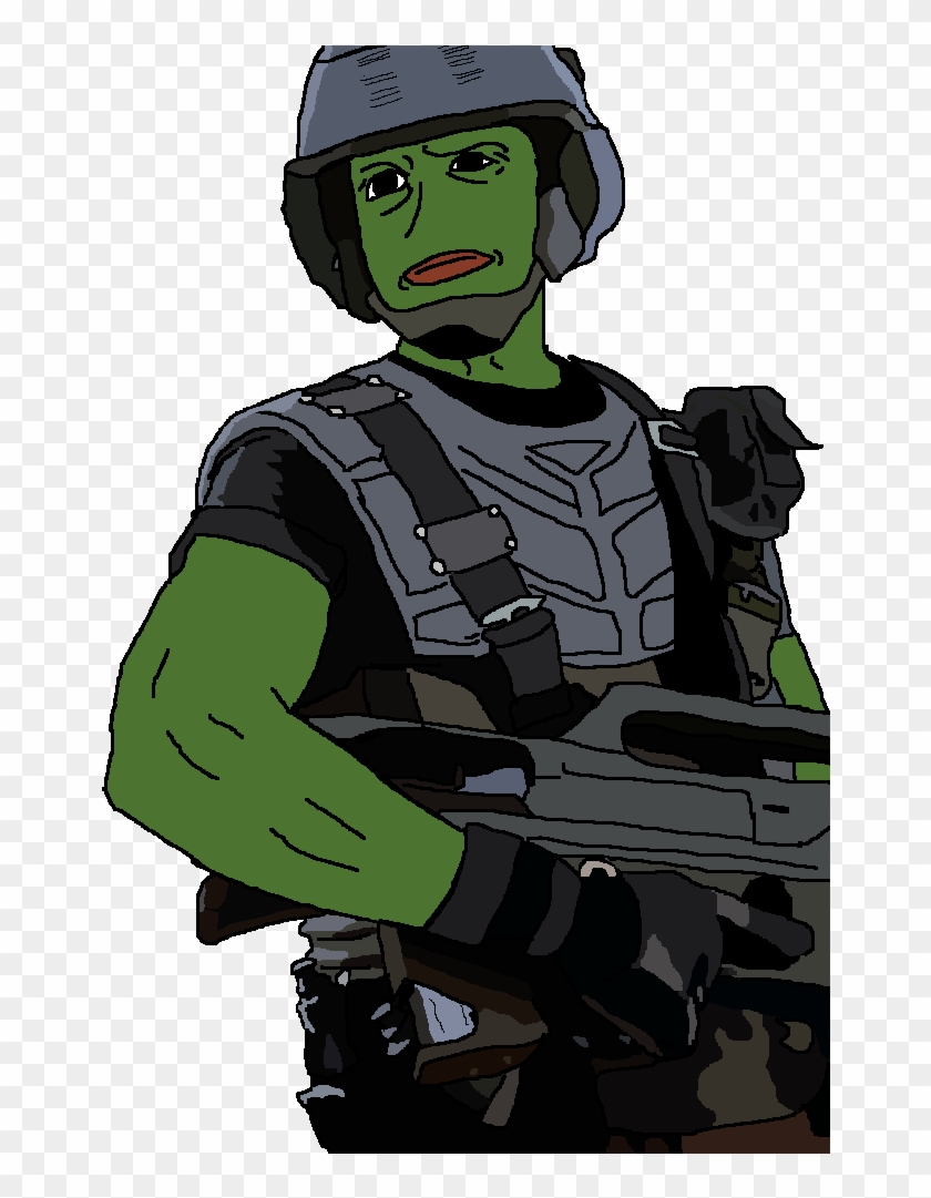 Starship Troopers Pepe , Png Download - Combat Medic Clipart #1541412