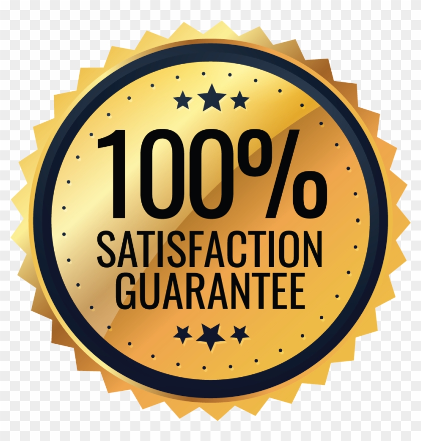 100% Satisfaction Guaranteed - Circle Clipart