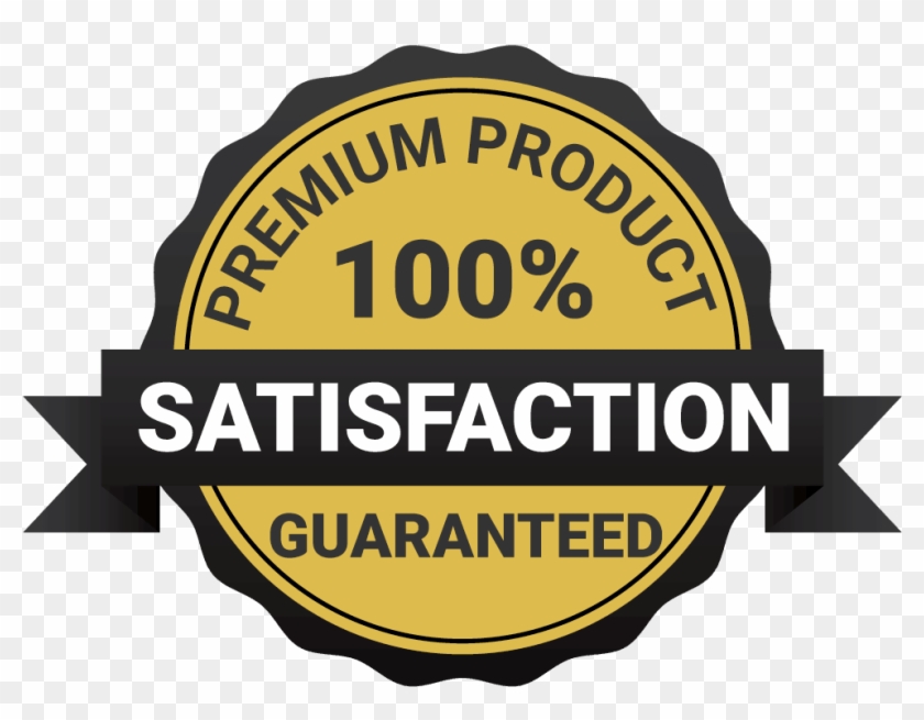 100% Satisfaction Guarantee - Label Clipart
