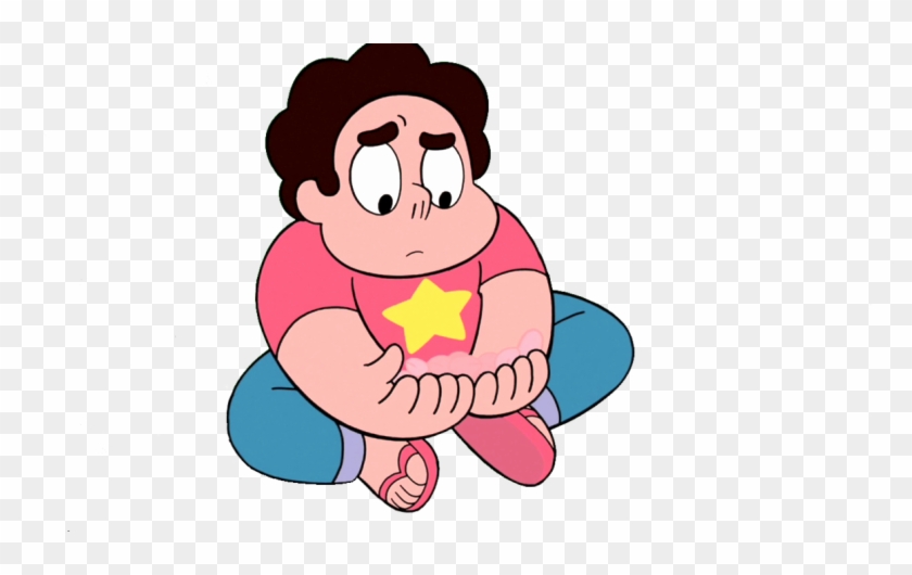 Steven Universe Looking His Hands - Steven Universe Steven Png Clipart
