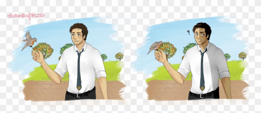 • My Art Supernatural Dean Winchester Castiel Spnfanart - Illustration Clipart #1542624