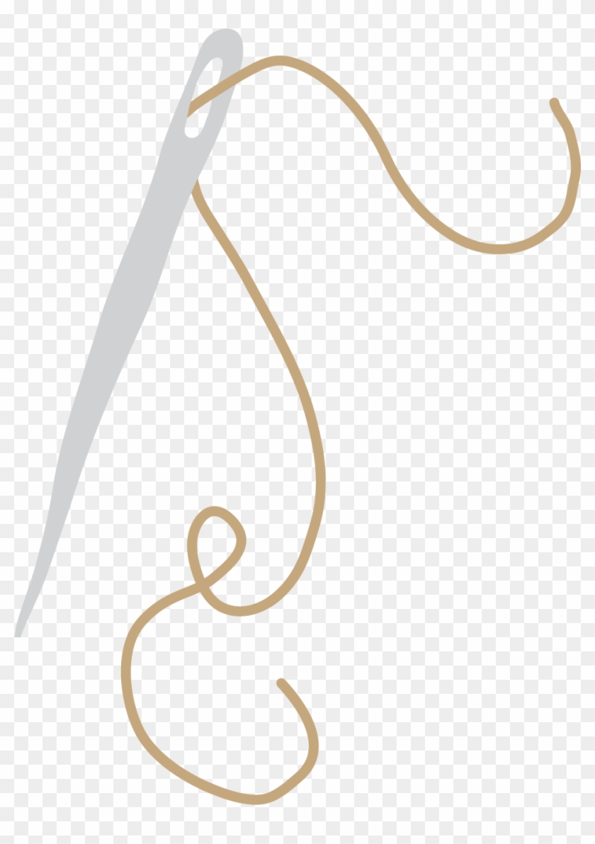 954 X 1309 5 - Embroidery With Needle And Thread Clipart
