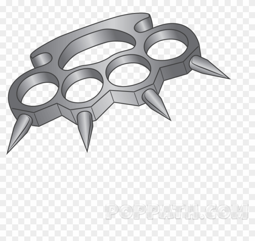 Play Slideshow - Brass Knuckles Clipart #1543329