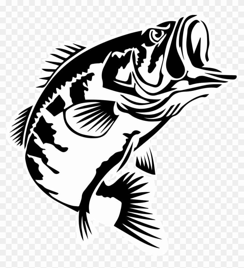 Teespring - Bass Fish Respect Logo Clipart #1543590