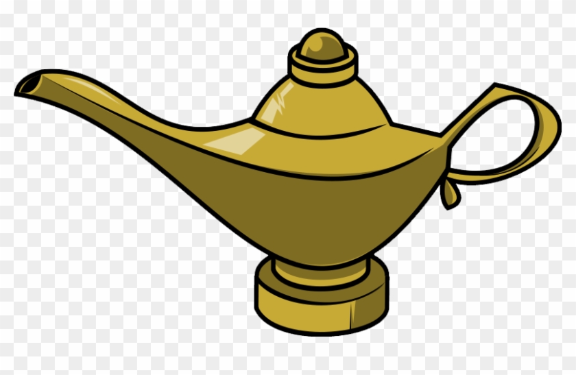 Genie Lamp Png - Genie Lamp Clipart Transparent Png #1543786