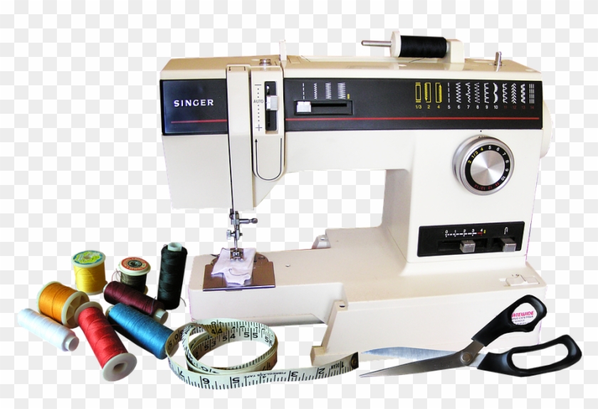 Quilting Machine With Thread - Dressmaking Machine Clipart #1543813