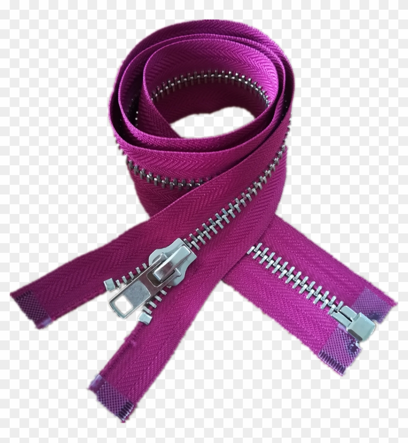 No8 Light White Gold Paint Teeth Metal Zipper 60cm Strap Clipart