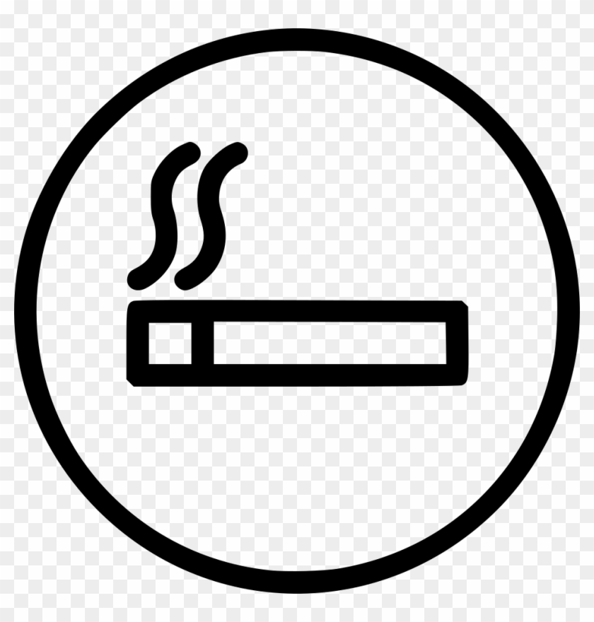 Png File - Smoking Area Icon Png Clipart #1544399