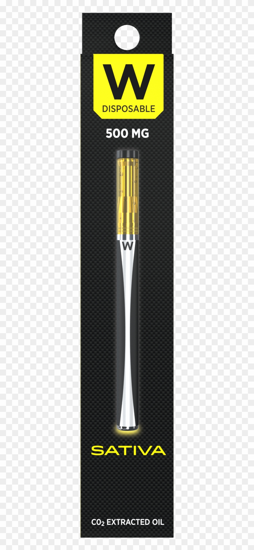 Durban Poison Sativa 500mg Vape Pen By W Vapes - Paper Product Clipart