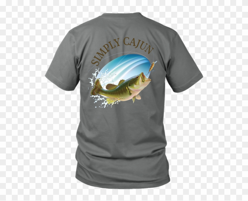 Simply Cajun Bass Fishing - Shirt Clipart #1544529