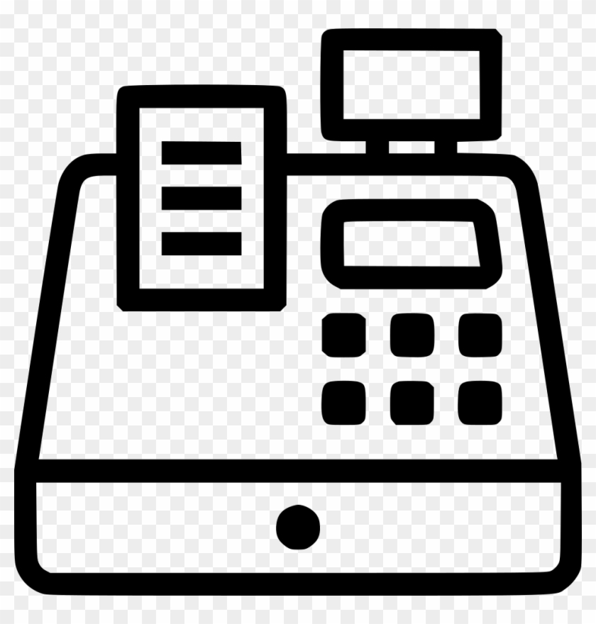 Png File Svg - Cash Register Icon Png Clipart #1544531