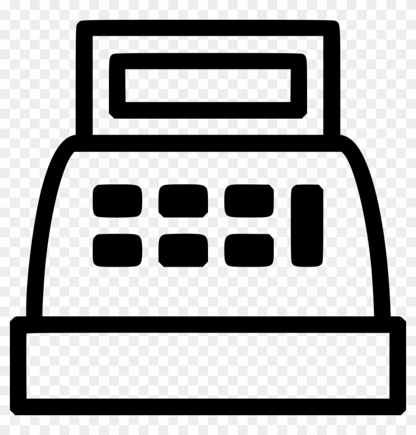980 X 980 1 0 - Cash Register Icon Clipart #1544572