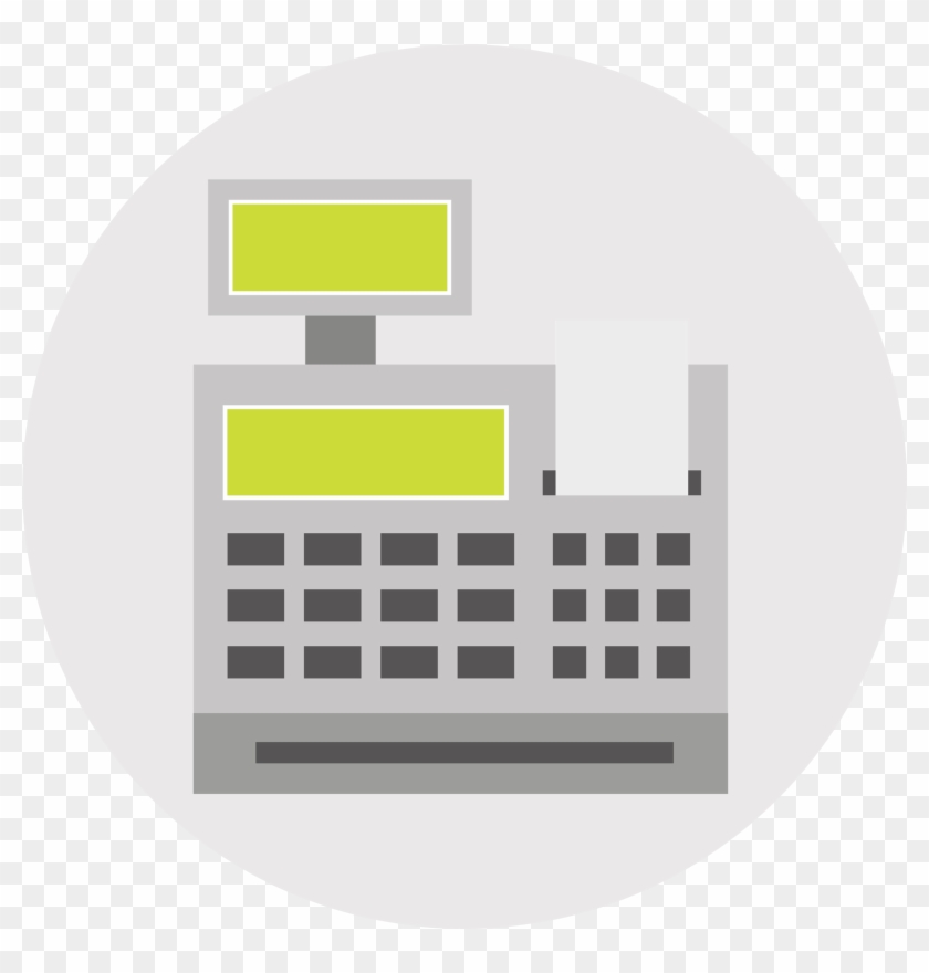 Cash Register Icon - Architecture Clipart #1544979