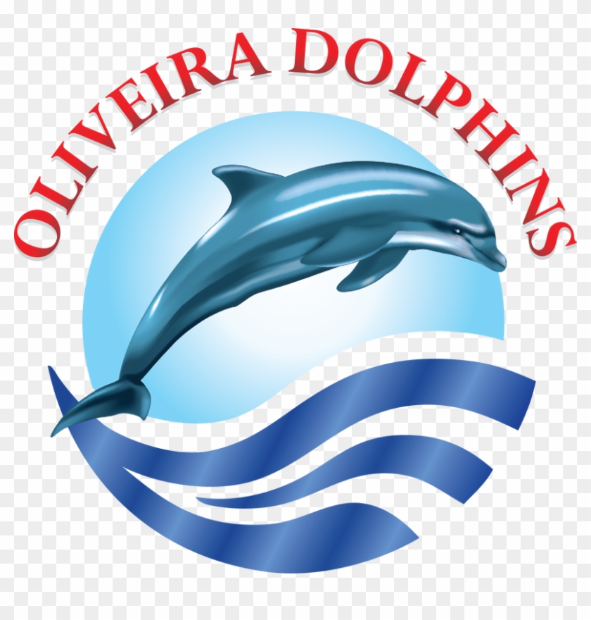 Dolphins - Oliveira Middle School Logo Clipart #1545114