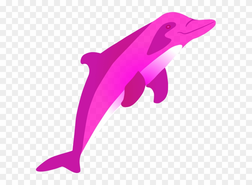 Pink Dolphin Logo Clipart - Clip Art Pink Dolphin - Png Download