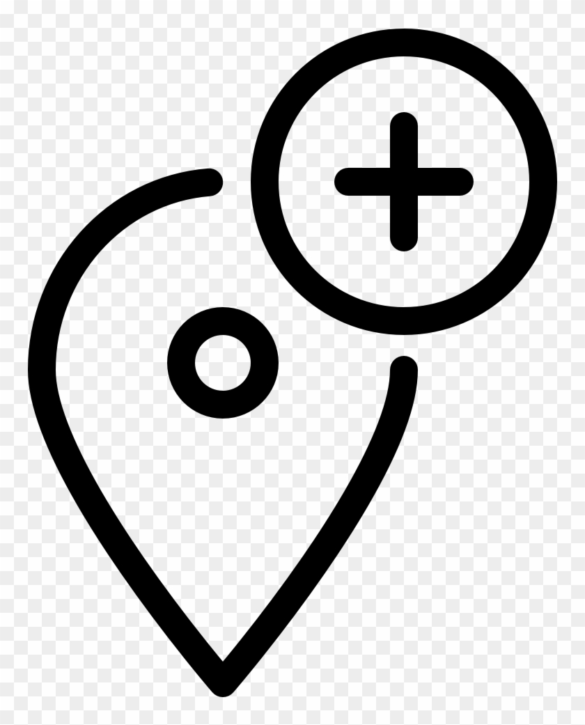 Waypoint Plus Icon - Add Post Icon Clipart