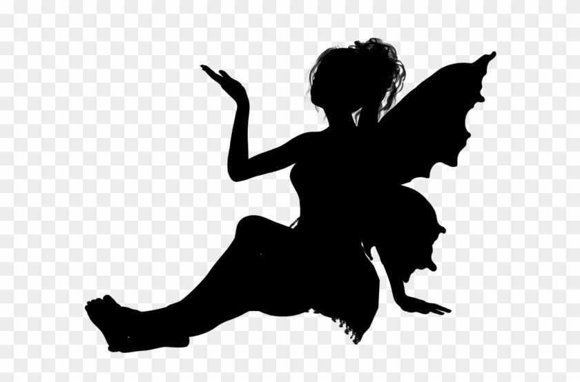 Fairy10 Fairy Silhouettes - Sagome Fatine Da Ritagliare Clipart #1545405