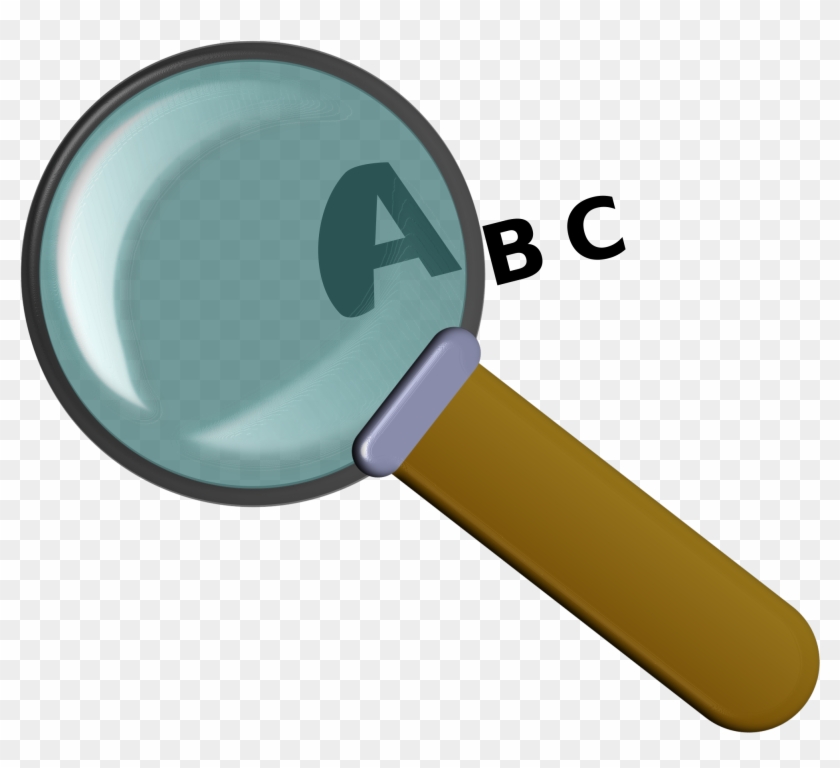 This Free Icons Png Design Of Magnifier, Abc, Clipart #1545443
