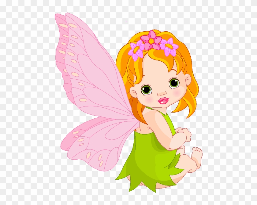 Beautiful Fairy Clipart At Getdrawings - Cartoon Baby Fairy - Png Download #1545511