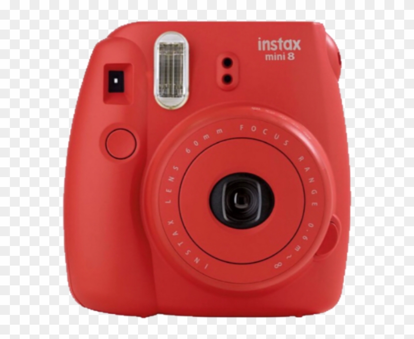 Camera Clipart Aesthetic - Red Instax Polaroid Camera - Png Download