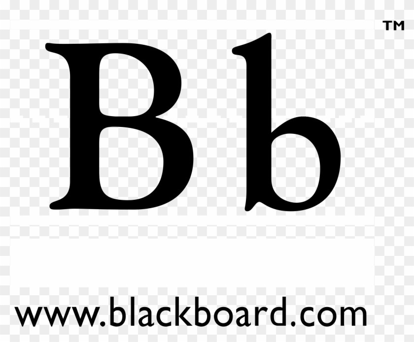 Blackboard 01 Logo Black And White - Graphics Clipart