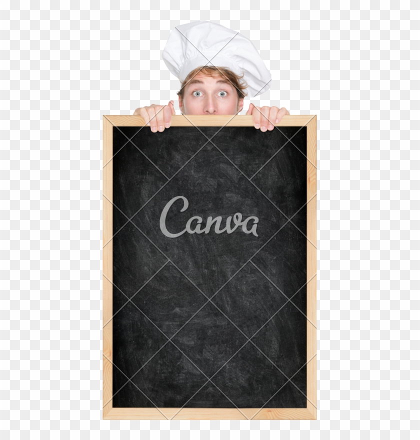 Funny Chef Showing Photos By Canva - Girl Clipart