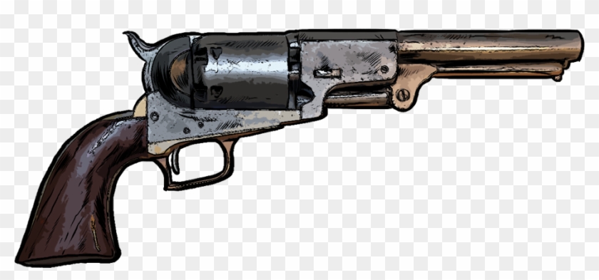 Westernhandguns 0007 Coltdragoon Clipart