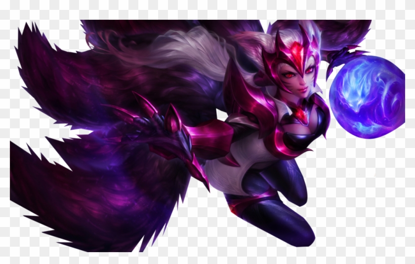 Challenger Ahri Splashart - League Of Legends Ahri Png Clipart