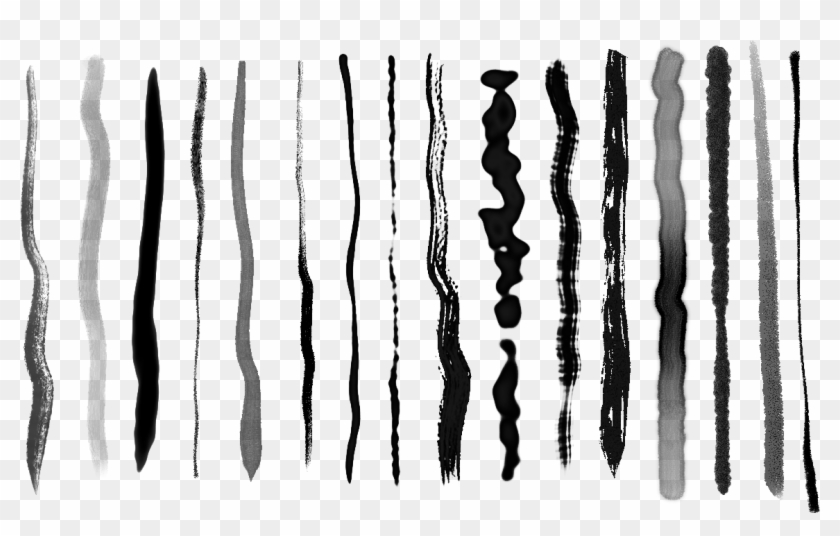 Ink Brush Clip Studio - Png Download