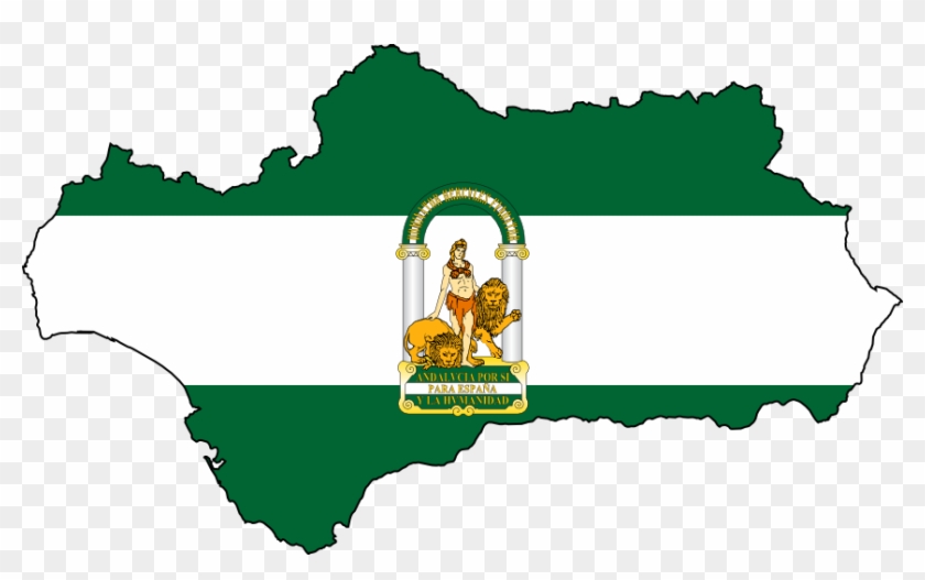 Wikiproyecto Andalucía - Andalucia Flag Map Clipart