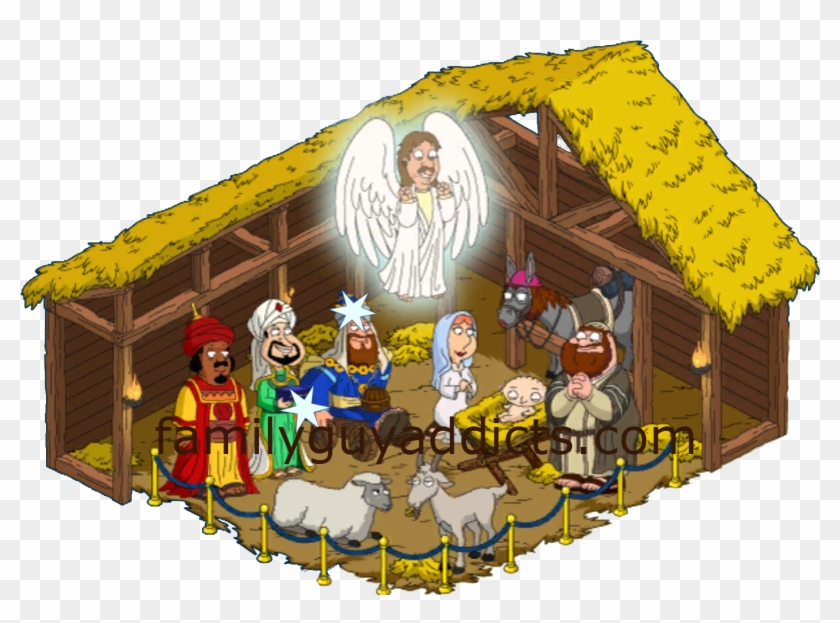 Manger - Family Guy Nativity Scene Clipart #1547124