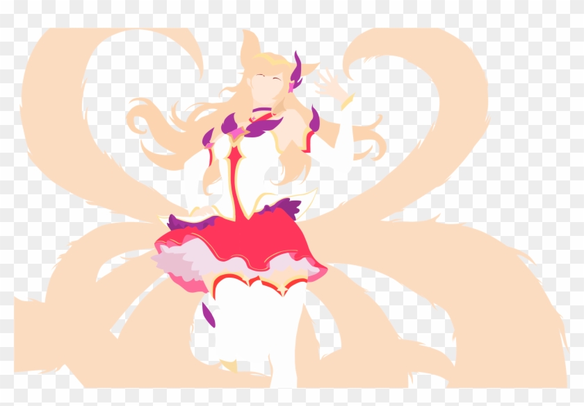 Special Versions Without Tails, - Ahri Star Guardian Wallpaper 4k Clipart
