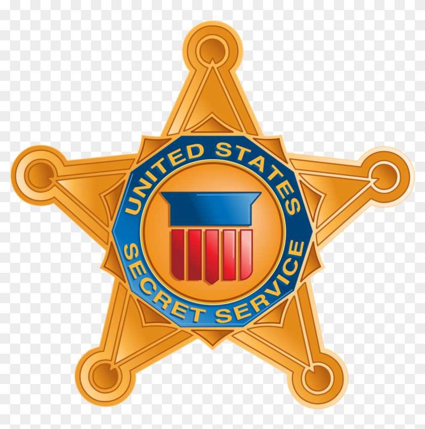 Us Secret Service Logo Png Transparent - Us Secret Service Star Clipart #1547622