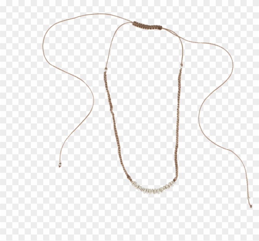 Choker With Silver Chips - Necklace Clipart