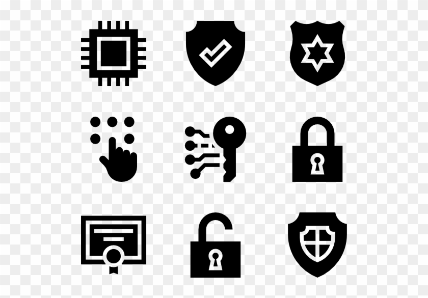 Secret Service - Microchip Icon Png Clipart