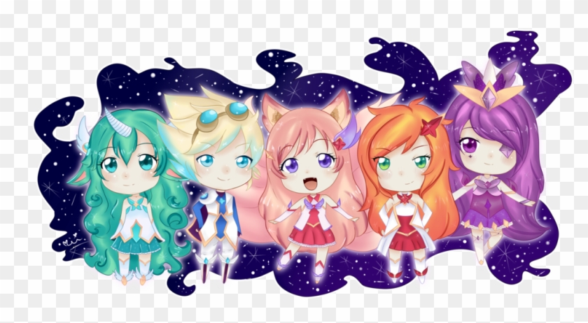 Star Guardian Chibis By Mei-kogal - Miss Fortune Star Guardian Chibi Clipart #1548468