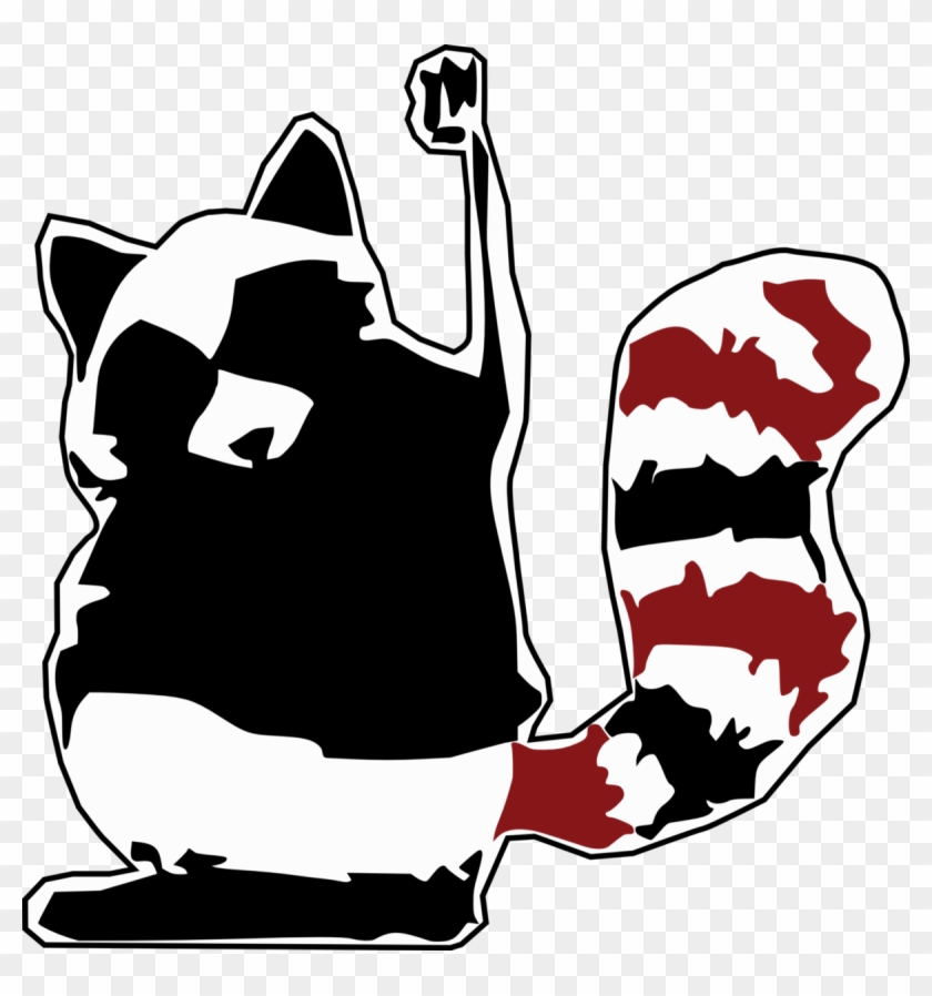 Racoon Svg Clip Arts 582 X 595 Px - Png Download #1548743