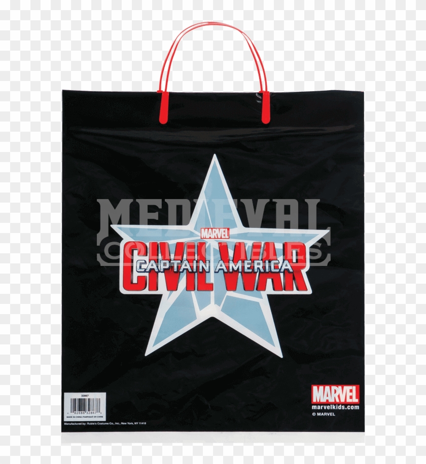Marvel Civil War Trick Or Treat Bag - Tote Bag Clipart #1548889