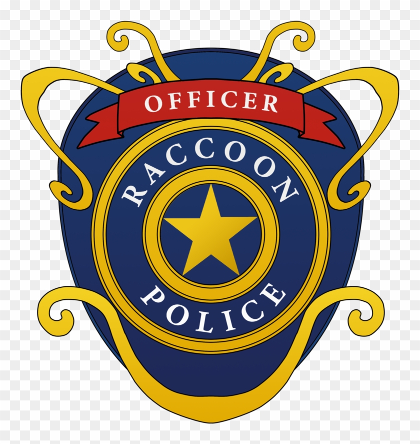 Racoon Badge By Ploterka - Racoon Police Department Logo Clipart #1549006