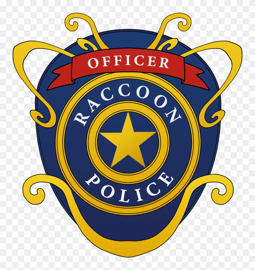 Racoon Badge By Ploterka - Racoon Police Department Logo Clipart