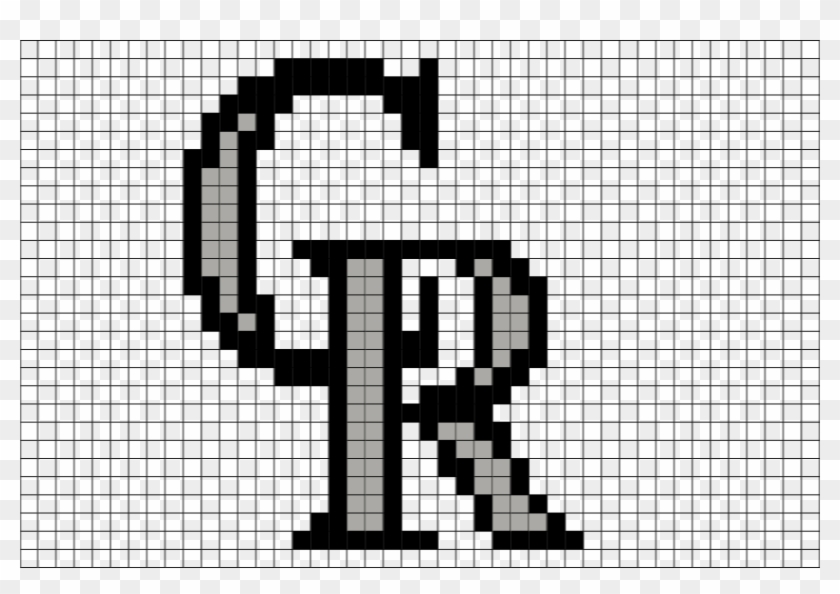 Colorado Rockies Pixel Art Clipart