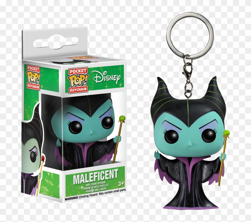 Maleficent Pocket Pop Vinyl Keychain - Justice League Pop Vinyls Disney Princesses Clipart #1549942
