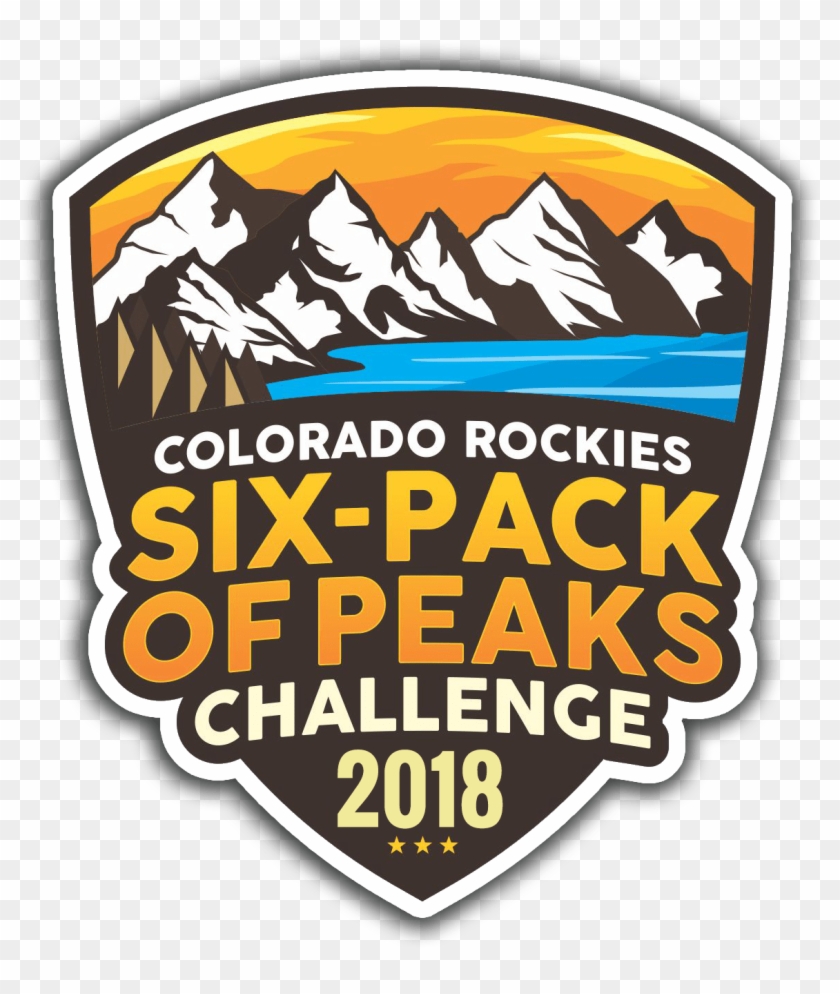 Colorado Rockies Six-pack Of Peaks Challenge - Poster Clipart