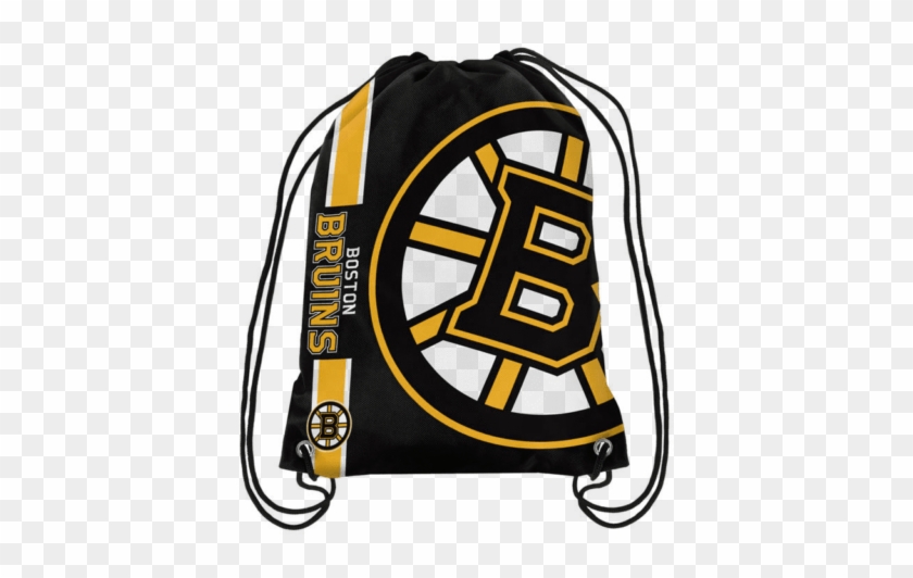 Boston Bruins Drawstring Backpack Nhl Big Logo Backsack - Boston Bruins Clipart