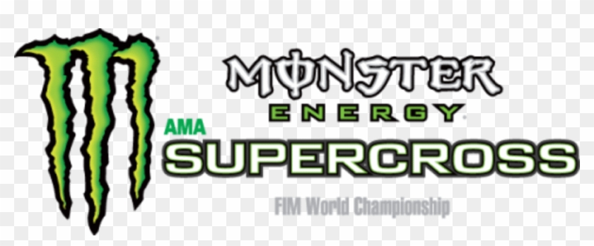 Monster Energy Ama Supercross - Monster Energy Supercross Logo Clipart #1550574