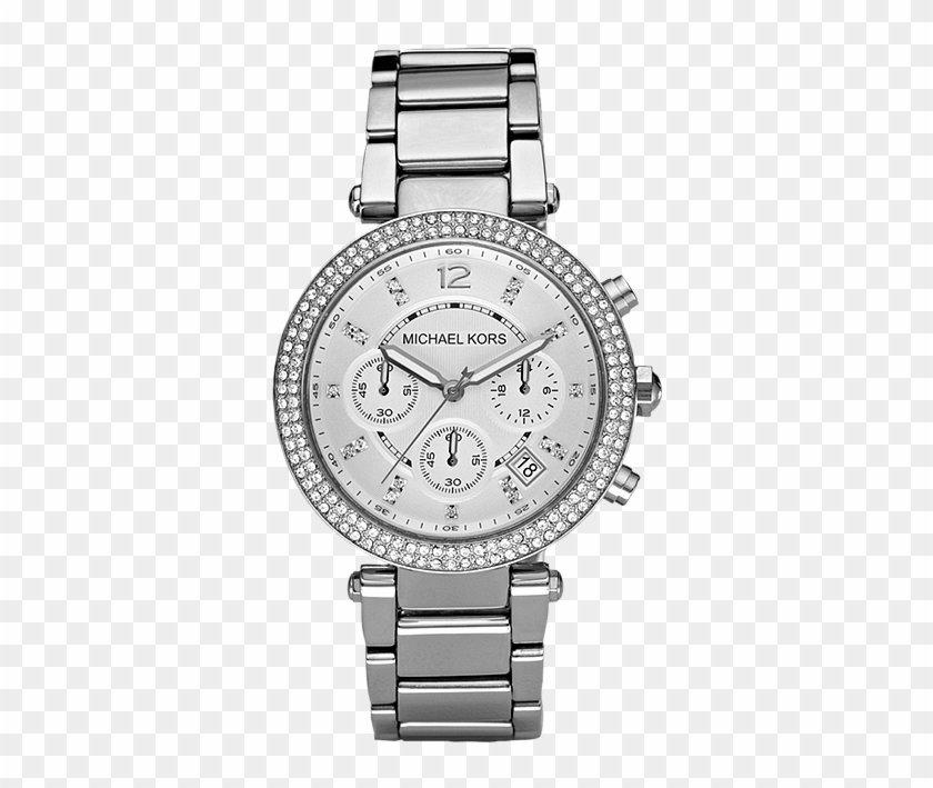 Michael Kors Parker - Silver Michael Kors Watch Ladies Clipart