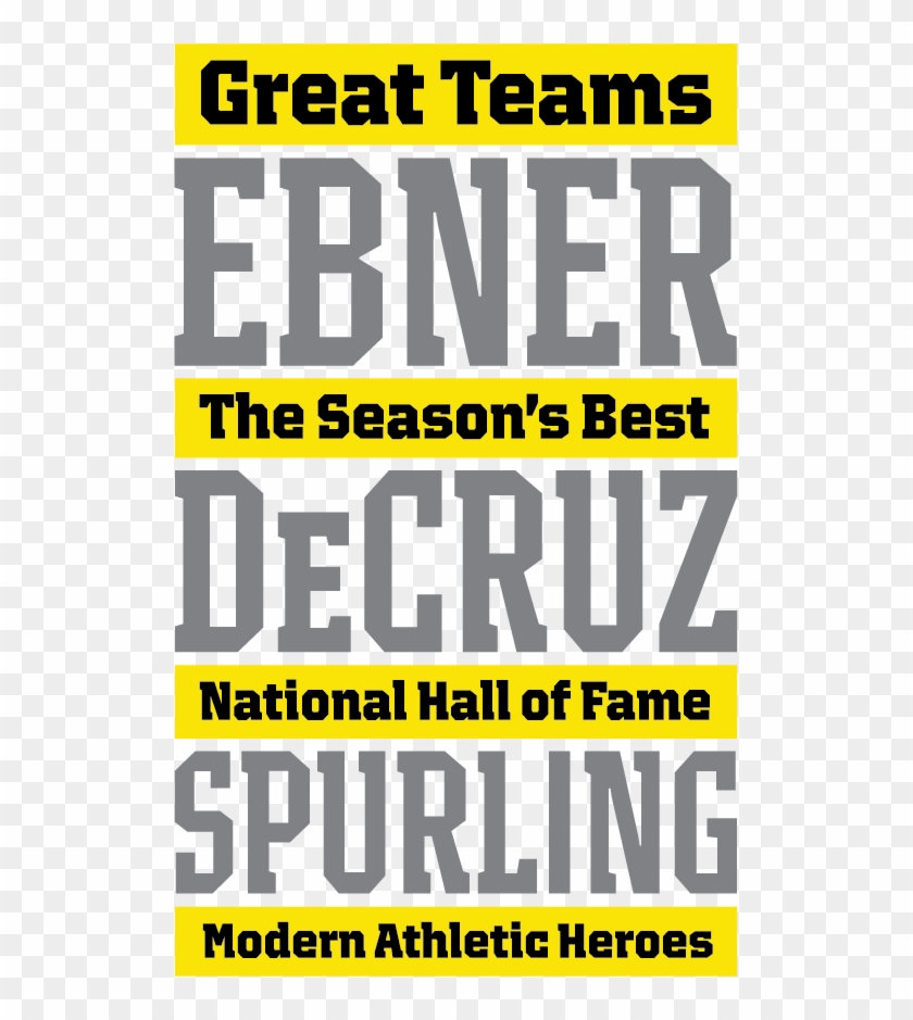 Bruins Specimen - Poster Clipart #1550783